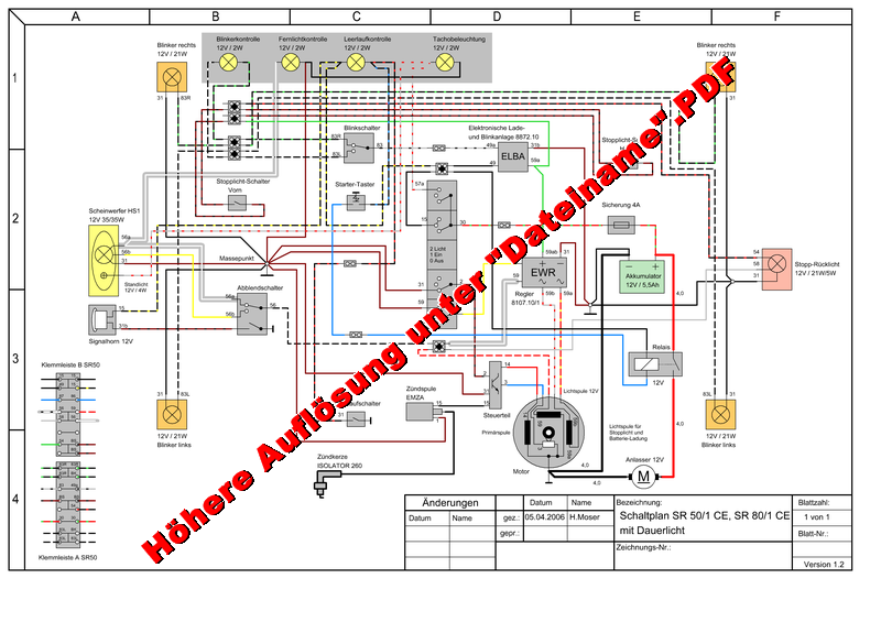 Schaltplan Sr501 12v - Wiring Diagram